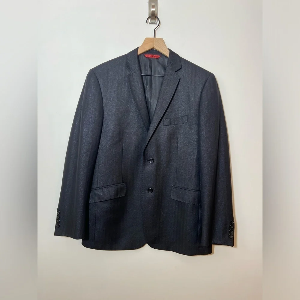 DV By Dolce Vita Men's Black Glitter Shiny Blazer Size 38R